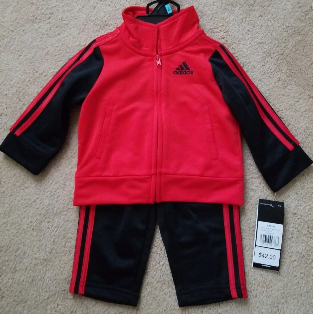 NWT Infant Adidas Track Suit Set